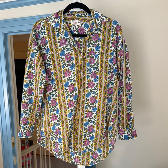Mille Floral Button Down Shirt - Picture 1 of 3